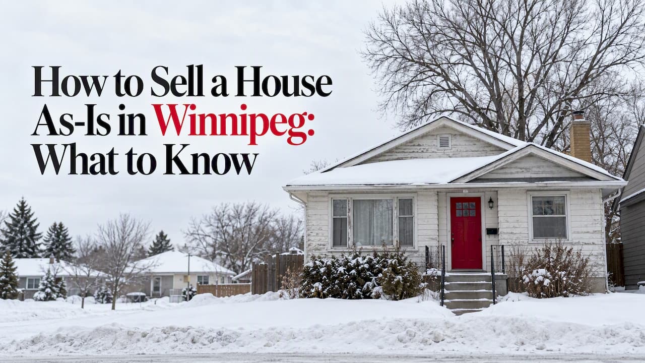 How to Sell a House As-Is in Winnipeg: What to Know
